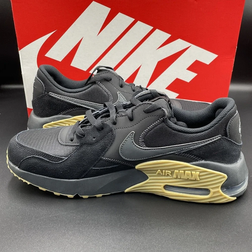 Nike Air Max Excee Shoes Black/Anthracite Brown Gum HV0928-010 Men's Size 11 NEW